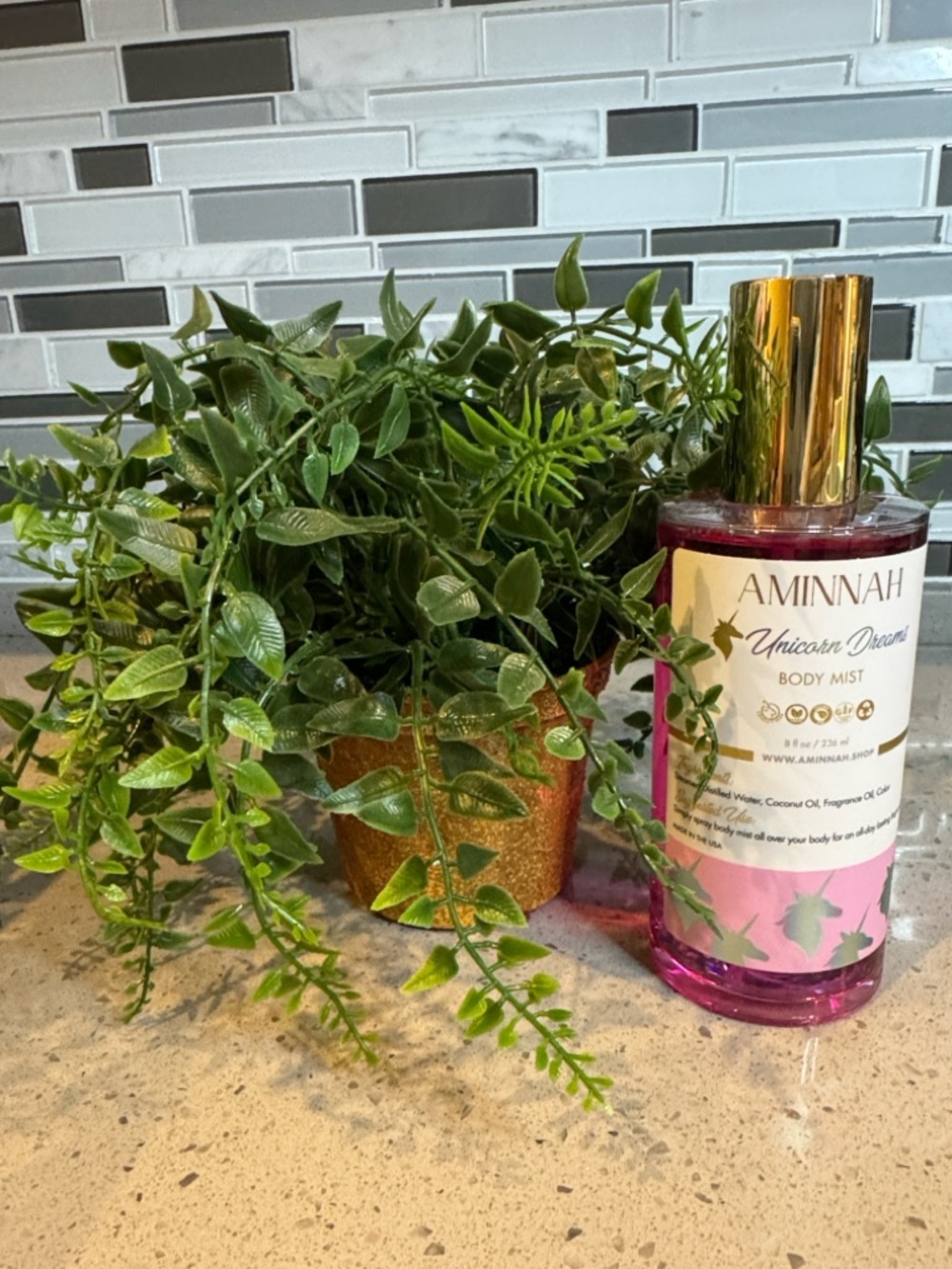 AMINNAH - Unicorn Dreams Body Mist (not aerosol & no alcohol)